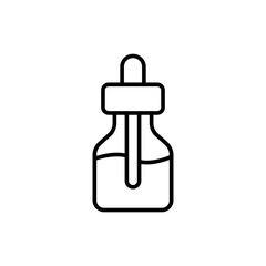 Vape liquid outline icons, minimalist vector illustration ,simple transparent graphic element .Isolated on white background