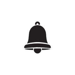 Bell silhouette icon vector symbol design illustration