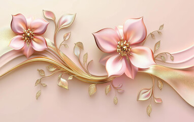 background with flowers