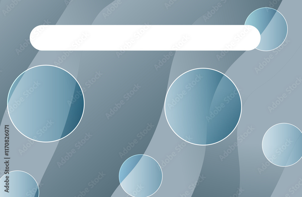 Poster abstract gradient background with geometric waves and circles for modern design
