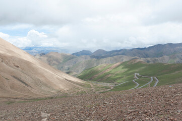 Kya Wu Lha Pass, one of the best viewing platforms to see the Himalayas in Tibet.