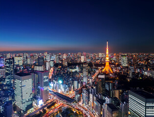 Obraz premium 都会の夜景