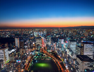 Obraz premium 都会の夜景