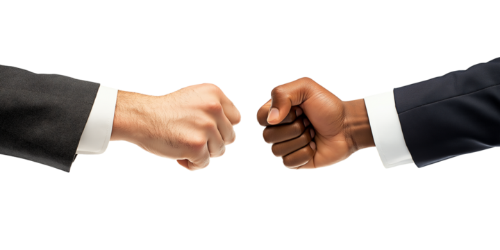 hands Fist clash hand together creative agency business brain storm