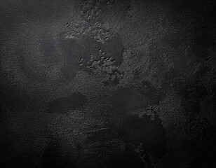 Fototapeta premium Black stucco wall Grunge background.