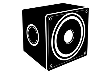 speaker isolated on white background