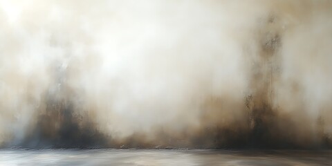 Abstract beige and brown smoky texture.