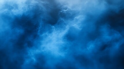 Abstract blue smoke texture background. (1)