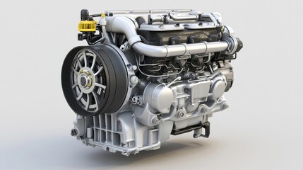 High Detail Engine Components with Dynamic Angles