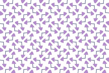 Fototapeta premium Abstract Purple and Blue Geometric Seamless Background.