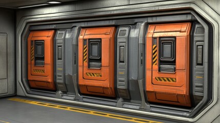 Obraz premium High Detail Realistic Textured Wall Panels