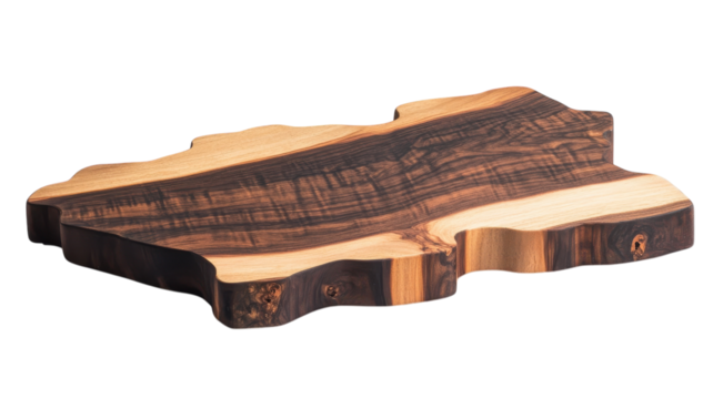 Unique Wooden Cutting Board Shaped Like a State: Perfect for Culinary Enthusiasts and Gifts.