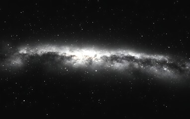 Milky Way galaxy, cosmic dust, stars, space.