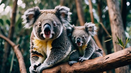 koala in tree