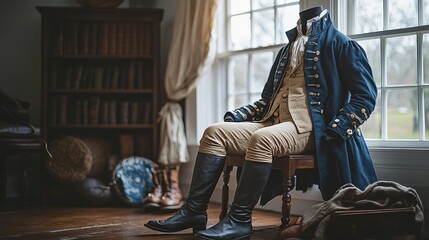  traditional american revolutionary soldier’s attire 