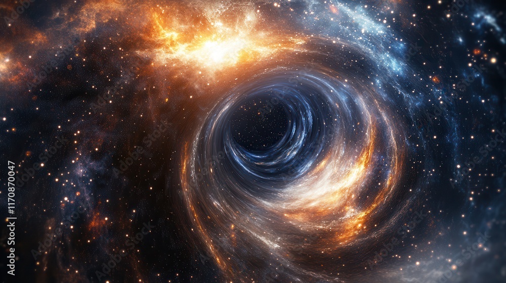 Poster exploration of cosmic phenomena outer space digital art nebula environment deep space viewpoint infi