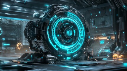 Futuristic Integration and Deployment Technology Concept