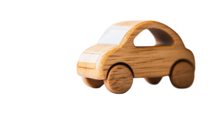 A Charming Wooden Toy Car Perfect for Eco-Friendly Playtime and Educational Activities for Children.