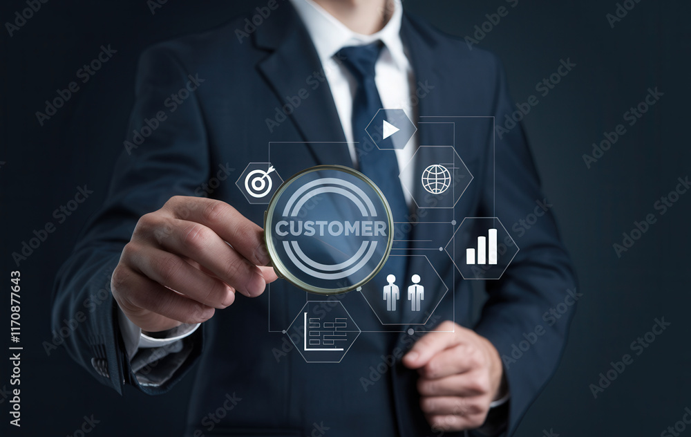 Poster comprehensive overview of digital marketing and customer engagement strategies for effective brand g