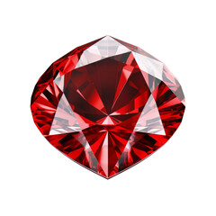 Fototapeta premium color gem isolated on white