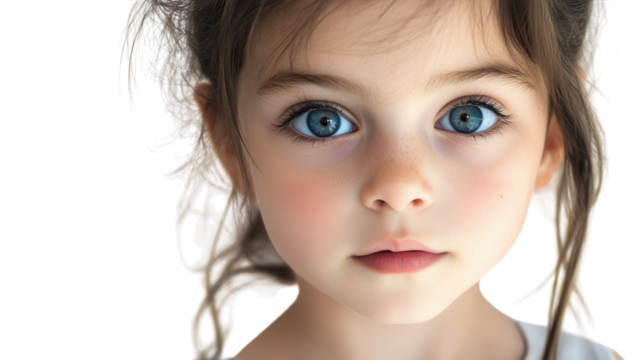 A Polite Young Girl Displaying Curiosity While Exploring Her Environment and Asking Questions, Perfect for Educational and Child Development Projects.