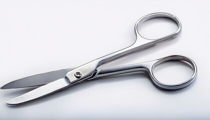 Fototapeta premium Sleek Surgical Scissors: Precision-Engineered, Polished Steel