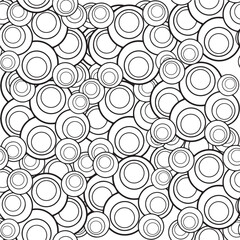 Seamless pattern black line, tile, background for postcard, banner, fabric, wallpaper.