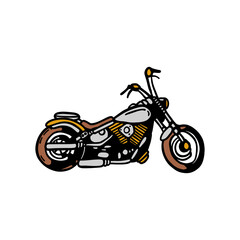 illustration vector graphic motocycle for design, template, elemen, illustration, etc