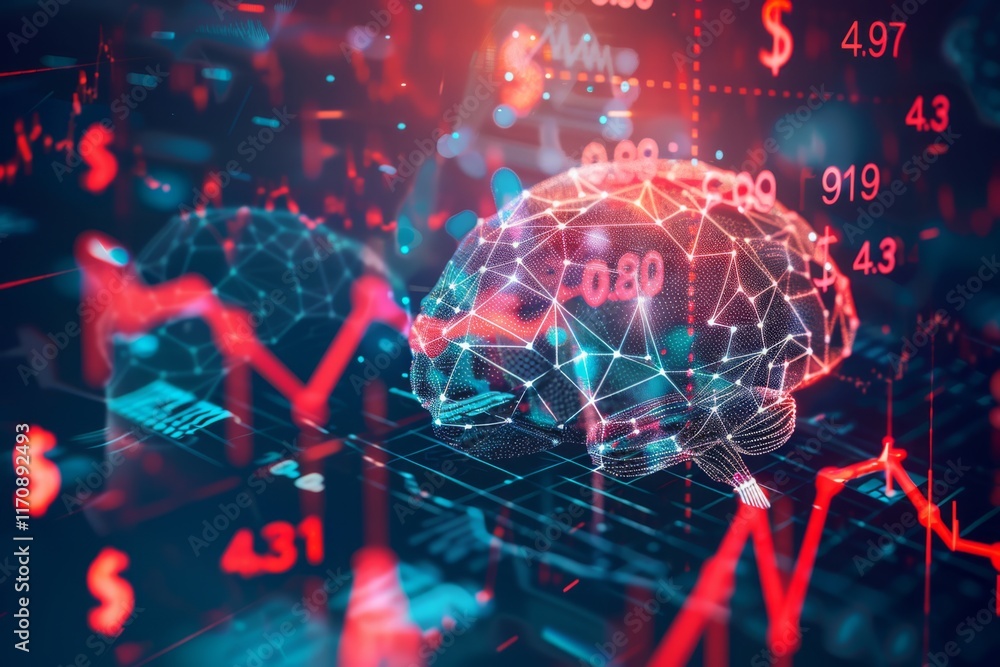 Poster digital brain and financial data integration