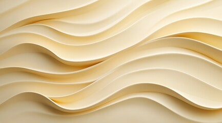 Obraz premium Abstract Cream Wave Background