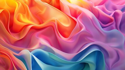 Fototapeta premium Abstract background with a blend of vibrant colors and organic shapes, ideal for eye-catching mockups