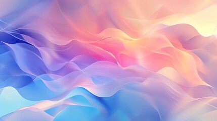 Obraz premium Abstract background with a dreamy gradient and soft, blurred shapes, perfect for modern mockup designs