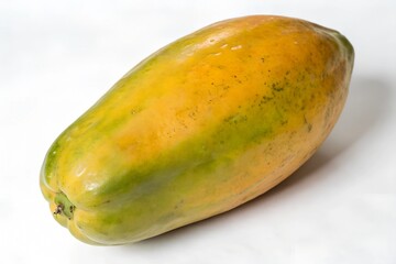 papaya on a white background