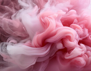 Fototapeta premium close up swirling pink and white smoke background