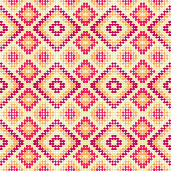 Seamless vector background. Decorative geometric pattern. Print. Repeating background. Cloth design, wallpaper.