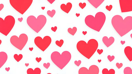 Valentine&rsquo;s Day Abstract Heart Patterns Background