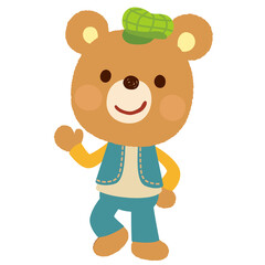 かわいい　くま　ポップ　キャラクター