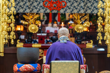 Obraz premium 読経