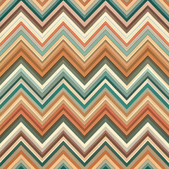 Seamless Chevron Pattern in Earthy Tones.