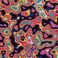 COLORFUL TEMPLATE ABSTRACT PAPER CUT PATTERN DESIGN FLAT COLOR FOR WALLPAPER BACKGROUND ELEMENT VECTOR 