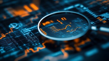 Financial Data Analysis With Magnifying Glass in High-tech Digital Futuristic Network : Generative AI