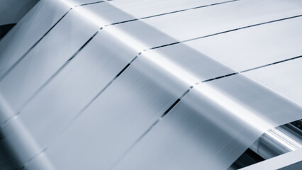 labels manufacturing on flexo printing machine