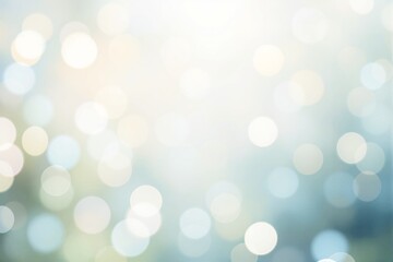 Abstract blurred circles of light on a pastel background creating a serene, soft and dreamy ambiance, suitable for design concepts. Ai generative