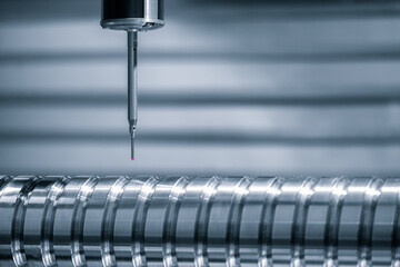 Quality control on milling CNC machine, coordinate measuring machine, Quality control machine