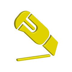 Cutter icon design template