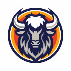 Gaur Head: A powerful gaur (Indian bison) head with strong horns and a muscular design.
