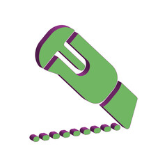 Cutter icon design template