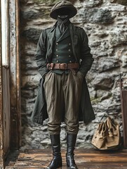 Fototapeta premium irish republican army uniform, early 20th century