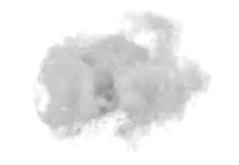 Cloud isolated on white