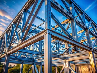 Macro Detail: Steel Frame House Design Plan - Architectural Precision